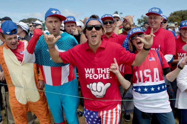 american fans presidents cup