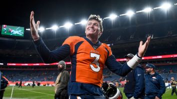 Drew Lock Intensely Rapping Jeezy’s ‘Put On’ On The Broncos Sideline Is The Good Stuff