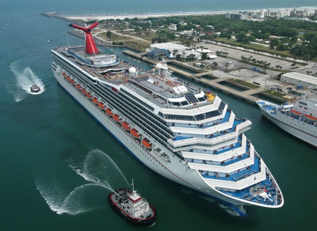 Carnival Cruise Line ships collide at the Port of Cozumel in Mexico, extensive damage to the Carnival Glory as the Carnival Legend crashed into it as the cruise accident was seen on video.