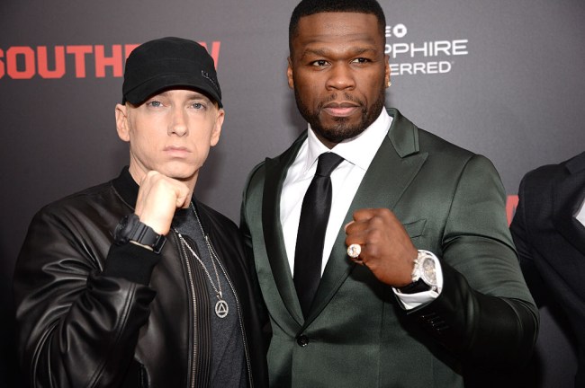 Nick Cannon is involved in a rap beef with Eminem as well as a battle on Instagram with 50 Cent where they roast each other with bikini and slave photos and memes. 