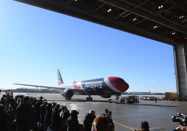 New England Patriots Private Plane