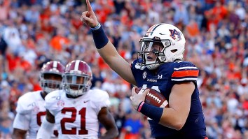 Girl Who Got Stuck In The Hedges At The Iron Bowl Has Been Identified, And She’s Having Fun With It