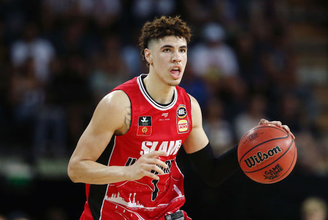 lamelo ball tops espn mock draft