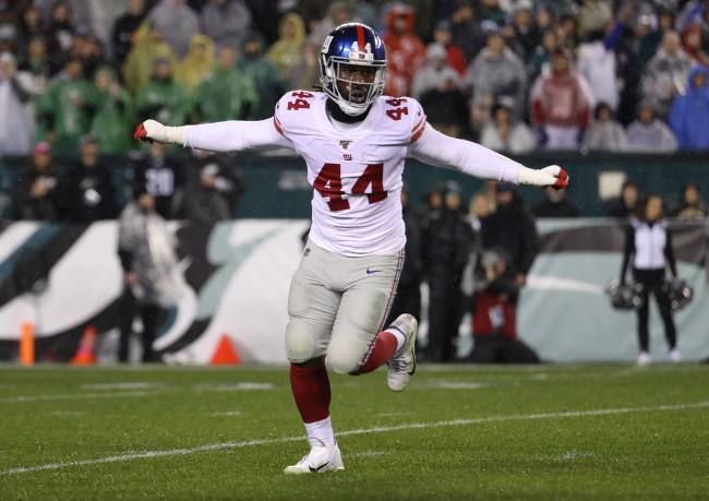 Markus Golden of the New York Giants got a $1 million bonus after a stat correction gave him 10 sacks on the season