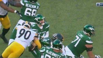TJ Watt Forces Sam Darnold To Fumble Ball By Punching Him In The Balls