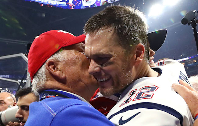tom brady bans dad talking media