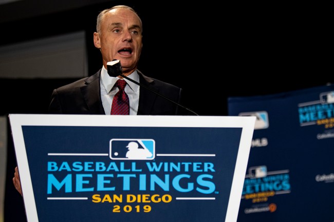 MLB commissioner Rob Manfred
