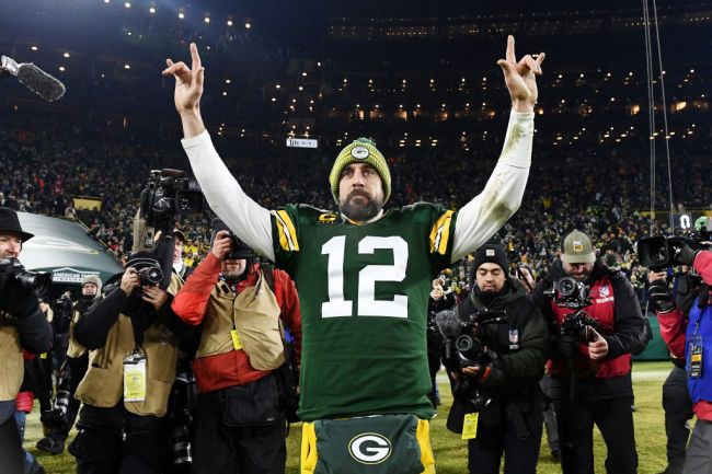 aaron rodgers reaction packers draft jordan love