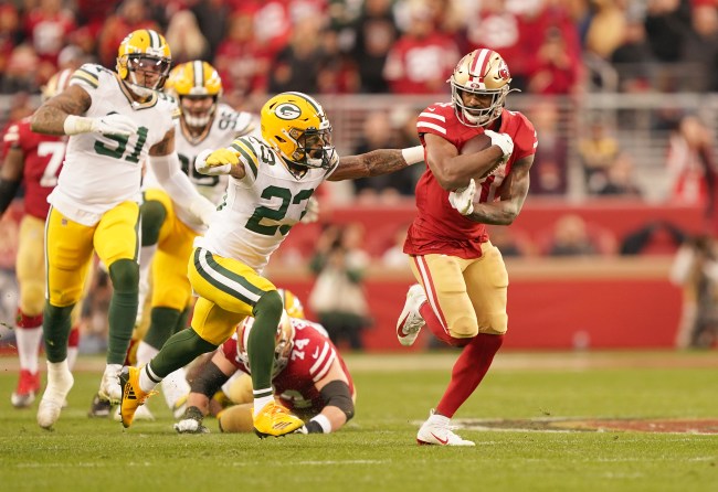 Raheem Mostert running back San Franciso 49ers