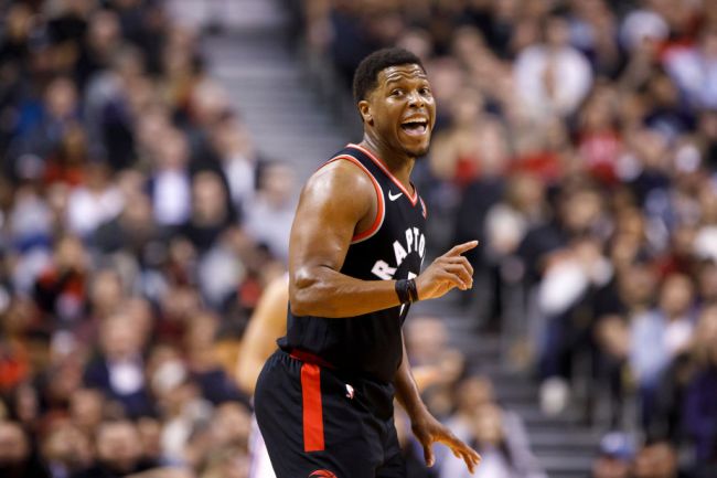 kyle lowry pushed by fan