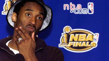 The Reason Kobe Bryant Was Crying Tears Of Sadness Immediately After Winning The 2001 NBA Championship