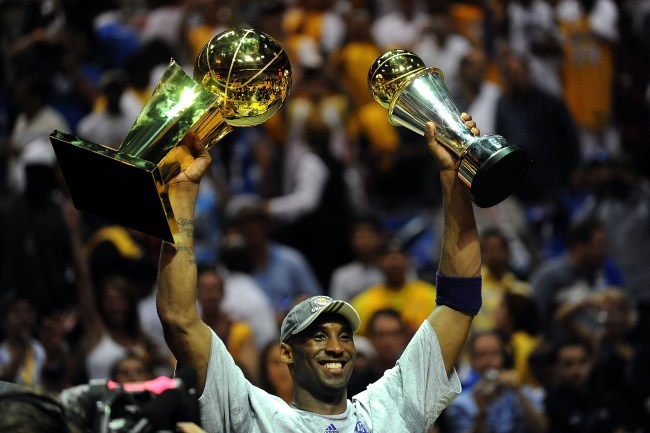 Kobe Bryant one goal since he was a kid was to win eight NBA championships so he would have way more than Michael Jordan and Magic Johnson. 
