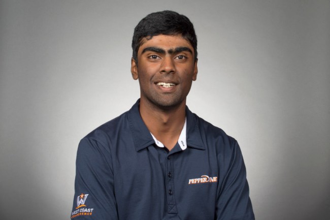 pepperdine golfer wins tournament in kobe bryant jersey