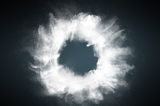 Strange black circles of smoke or a dark cloud O-ring has been spotted over the skies over Lahore, Pakistan.