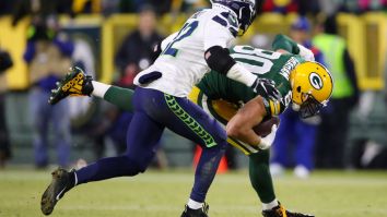 The Outrage Over Jimmy Graham’s ‘Controversial’ Game-Sealing Catch Was All Due To Fox’s Inaccurate Yellow First-Down Line