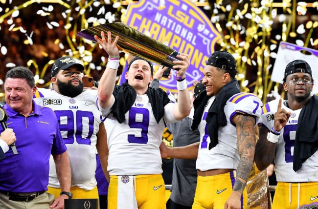 lsu lost talent nfl national championship