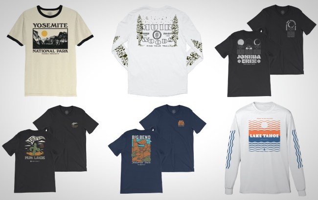 National Parks Project Vintage Style T-Shirts