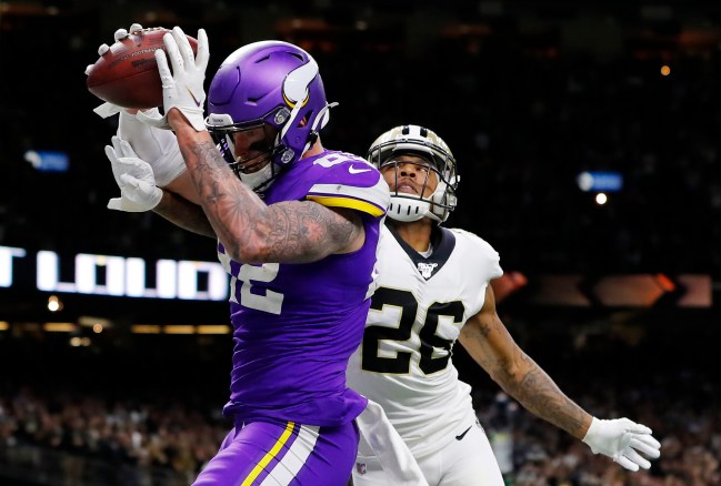 Tow former NFL referees explain why the officials missed pass interference on game-winning TD catch versus Vikings