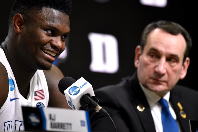Zion Williamson explains why Mike Krzyzewski wouldn't allow him to come back to Duke this season.