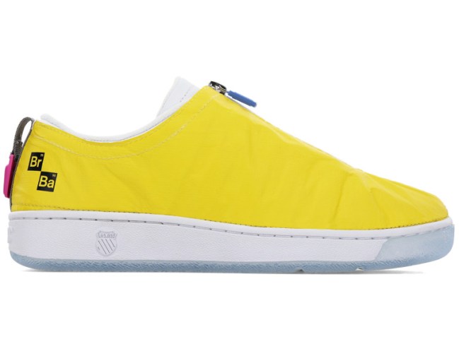 Breaking Bad Sneakers from K-Swiss including Recreational Vehicle, Cooking and Cleaning shoes.