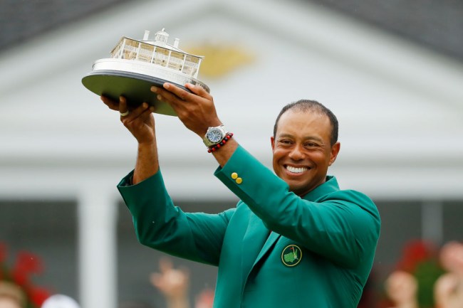 tiger woods masters dinner menu