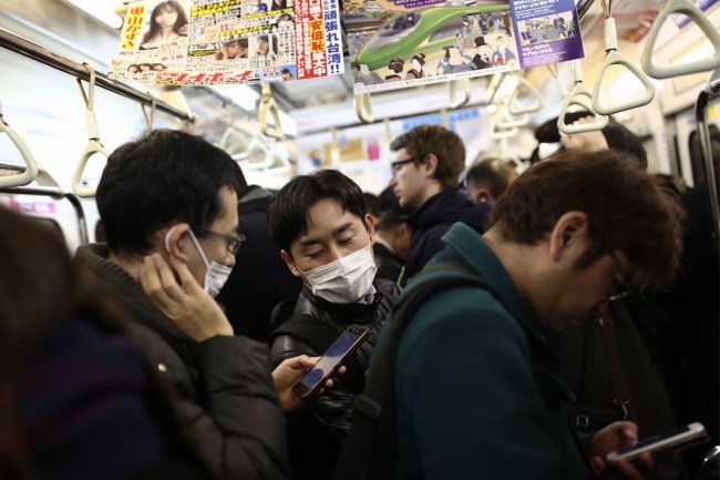 New York Instagram pranksters use Kool-Aid to trick subway riders with a coronavirus prank.