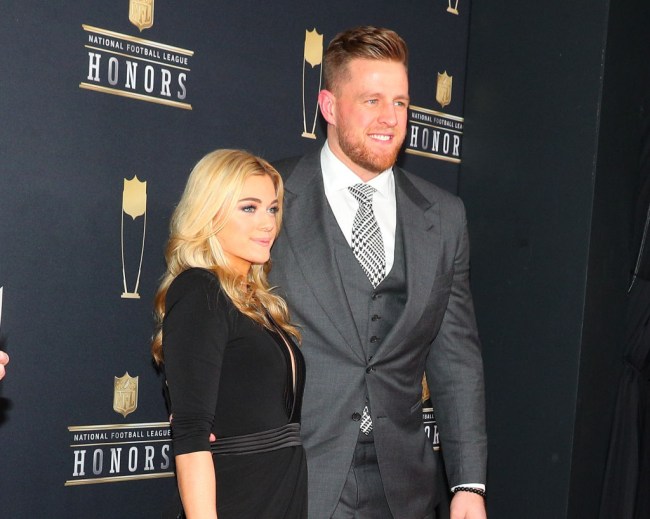 J.J. Watt marries soccer star Kealia Ohai in wedding ceremony in the Bahamas. 