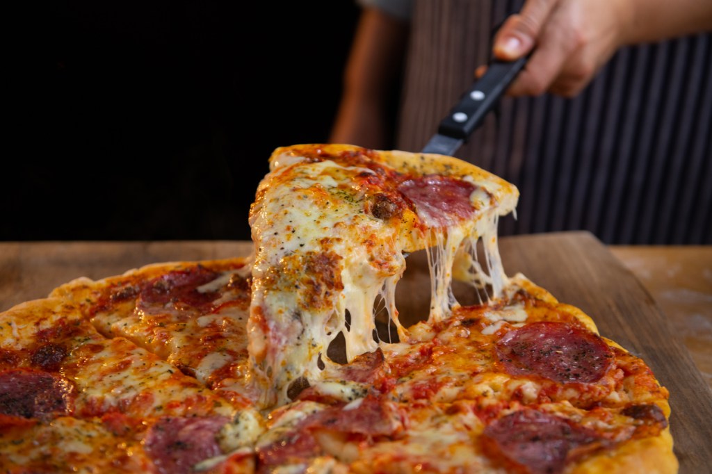 Rube Goldberg Machine pizza maker