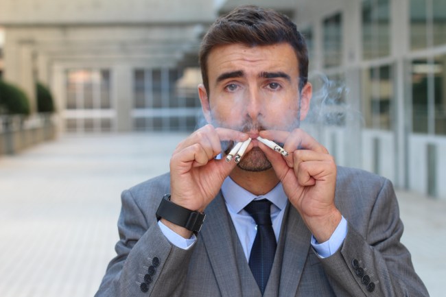 smoking four joints at once