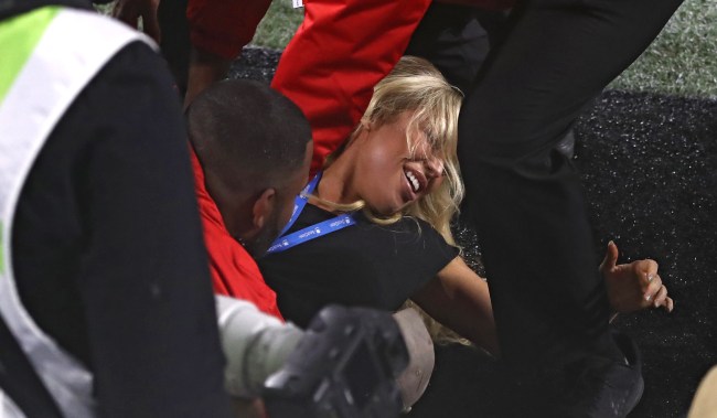 Model Kelly Kay Arrested For Jumping On Field During Super Bowl LIV Speaks Out