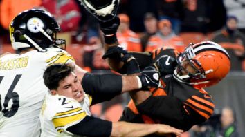 Myles Garrett Doubles Down On His Claim That Mason Rudolph Called Him The N-Word Prior To Their Wild Brawl