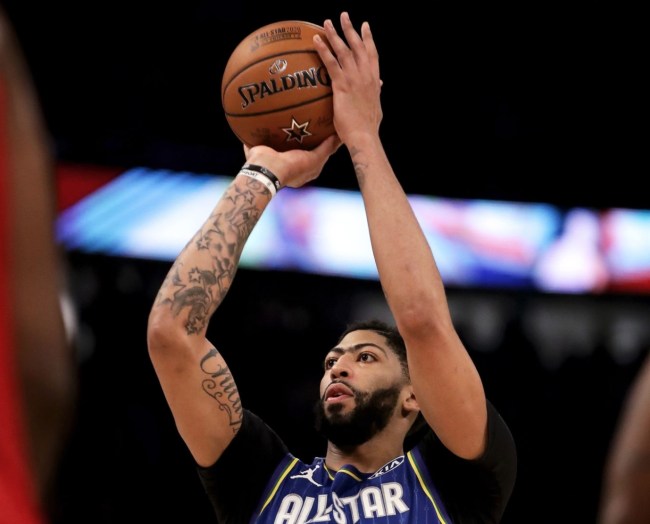 anthony davis free throw all star game