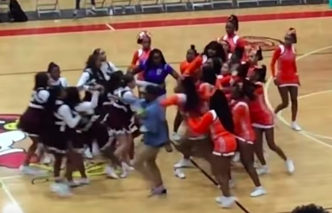 st louis high school cheerleading brawl