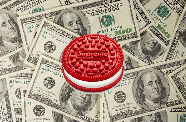 supreme oreo collab ebay prices