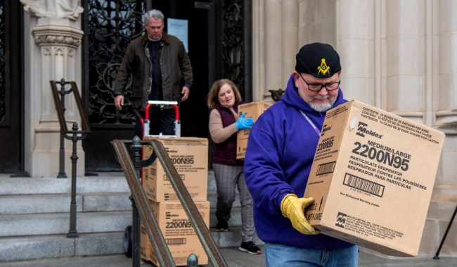 5000 Respiratory Masks Found In Washington National Cathedral Crypt
