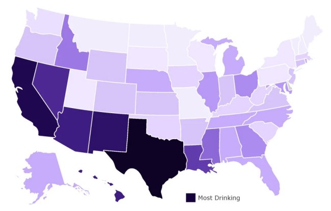 Analysis Reveals States Consuming Most Alcohol While On Lockdown