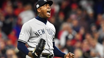 Aroldis Chapman Looks Absolutely YOKED Right Now, So Every MLB Batter Should Fear The Yankees Closer Even More