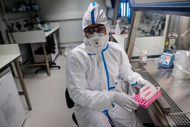Experts say a coronavirus vaccine may not be available for at least another year