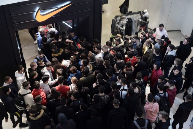 Nike and other retailers such as Apple have closed their stores in response to the coronavirus pandemic.