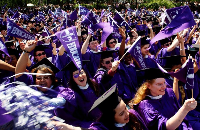 Students at New York University’s Tisch School of the Arts asked the administration to be reimbursed for online classes and the dean, Allyson Green responded by dancing to REM’s “Losing My Religion.”