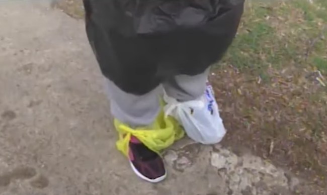 Memphis Coronavirus Interview Trash Bag Viral Video