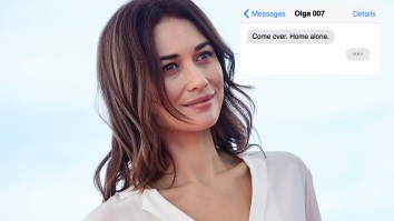 Bond Girl And Coronavirus Positive Olga Kurylenko Sends You A ‘Come Over’ Text—What Do You Do?
