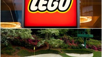 You Need To See This 20,000 Piece LEGO Build Of The 12th Hole At Augusta National
