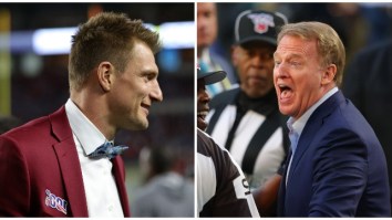 Rob Gronkowski Mistakenly Pranked Roger Goodell When The Commissioner Called To Congratulate Him On NFL’s All-Time Team
