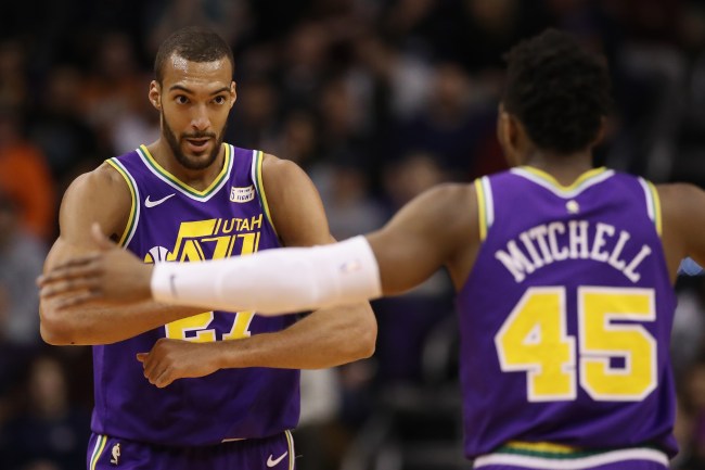 Someone on NBA 2K hilariously updated Rudy Gobert's injury status to reflect coronavirus