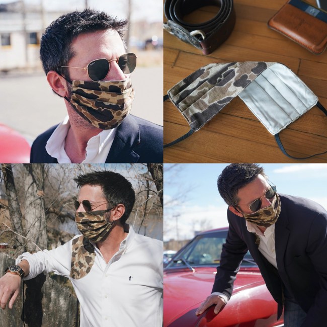 Ball and Buck Camo Mask