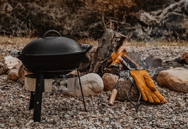 Barebones Cast Iron All-In-One Grill