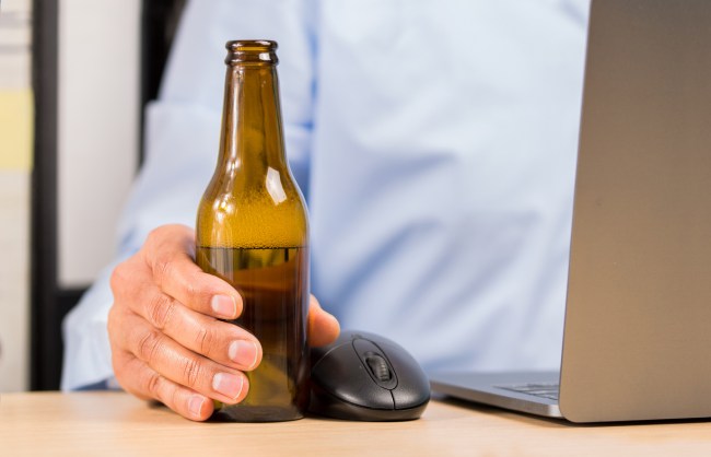 americans drinking alcohol working from home