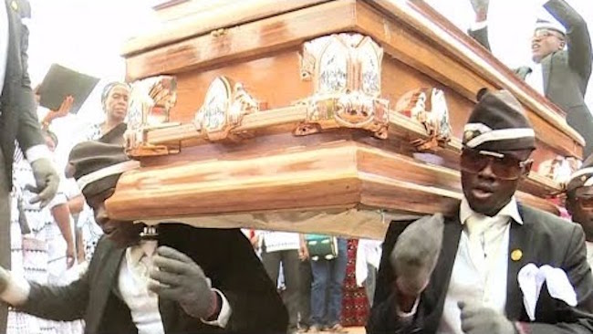 dancing pallbearer meme