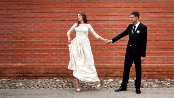 Heroic Couple Holds A Street Wedding; Guests Save Thousands